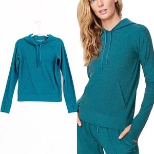 Outdoor Voices Cloudknit Hoodie in Gulf Sz S